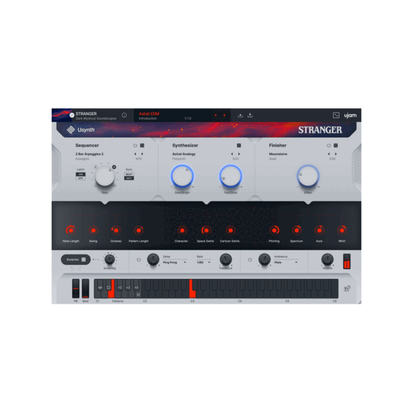 UJAM Usynth STRANGER 科幻氛圍合成器 (下載版) - 音源軟體 Plugin 