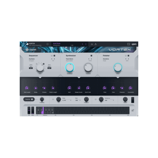 UJAM Usynth VORTEX Trance 合成器 (下載版) - 音源軟體 Plugin 