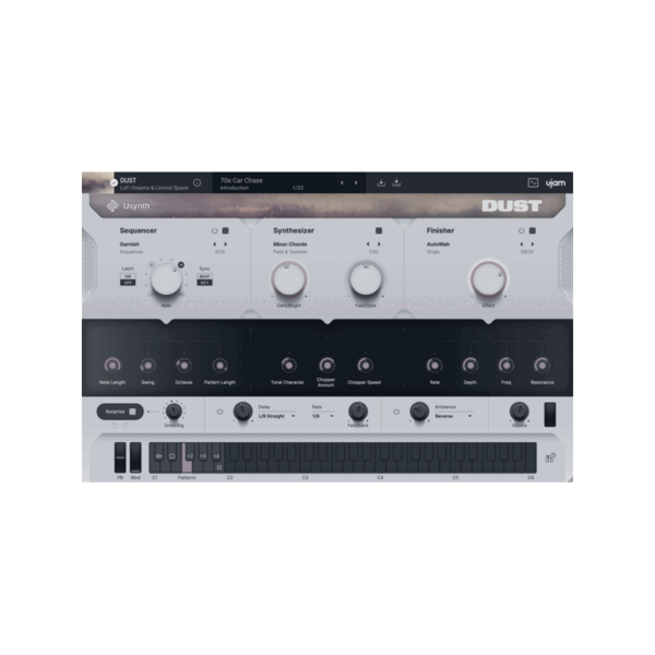 UJAM Usynth DUST Lo-fi 氛圍合成器 (下載版) - 音源軟體 Plugin 
