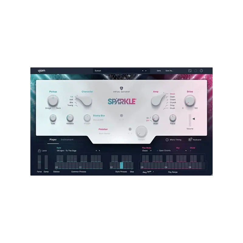 UJAM Virtual Guitarist SPARKLE 2 電吉他手 (下載版) - 主圖