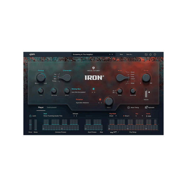 UJAM Virtual Guitarist IRON 2 搖滾電吉他手 (下載版) - 音源軟體 Plugin 