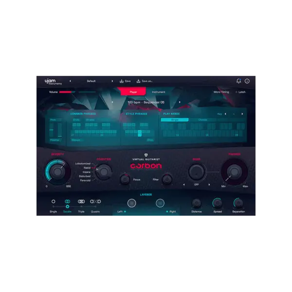 UJAM Virtual Guitarist CARBON 8 弦電影感吉他手 (下載版) - 產品圖片 1
