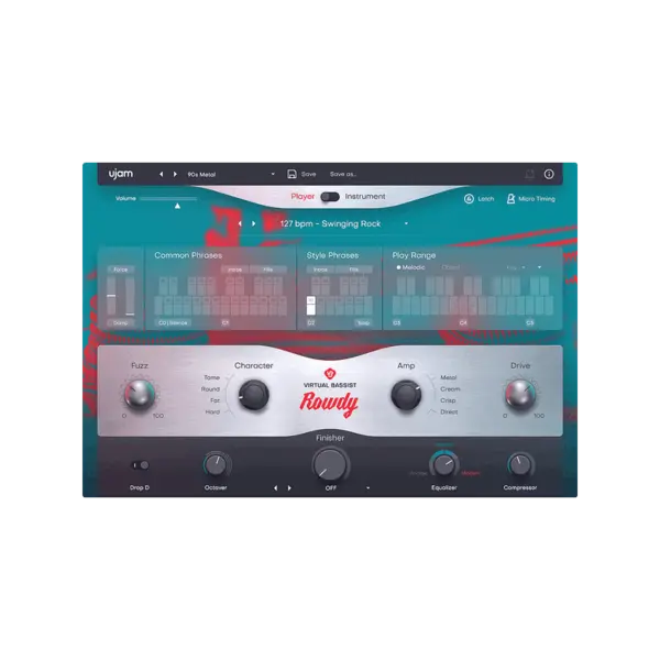 UJAM Virtual Bassist ROWDY 2 搖滾破音貝斯手 (下載版) - 產品圖片 1
