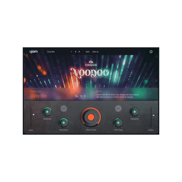 UJAM Finisher VOODOO 吉他鍵盤人聲多重效果器 (下載版) - 效果器軟體 Plugin