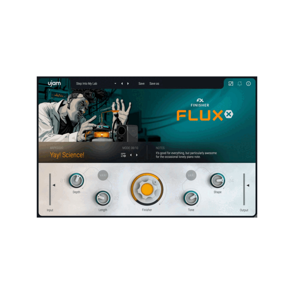 UJAM Finisher FLUXX 實驗多重效果器 (下載版) - 效果器軟體 Plugin