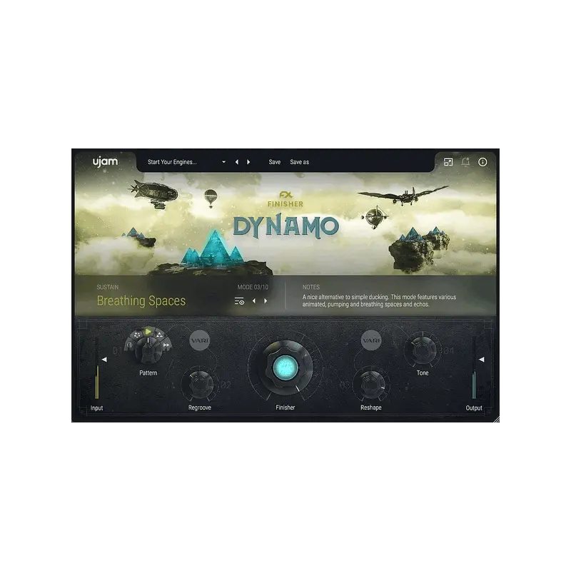 UJAM Finisher DYNAMO 節奏動態多重效果器 (下載版) - 主圖