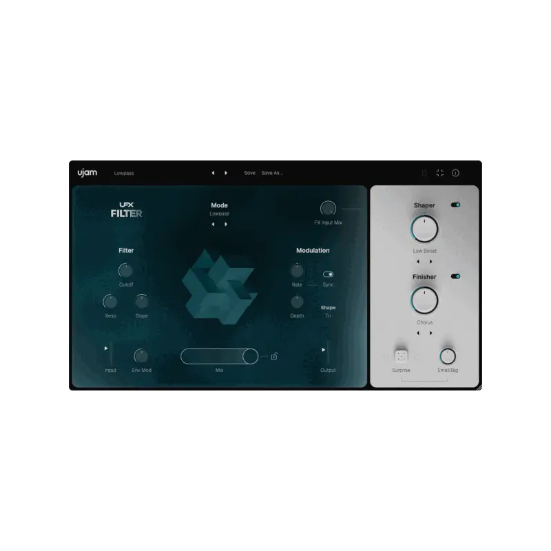 UJAM UFX FILTER 濾波器 Plugin (下載版) - 主圖