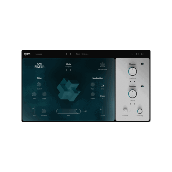 UJAM UFX FILTER 濾波器 Plugin (下載版) - 效果器軟體 Plugin