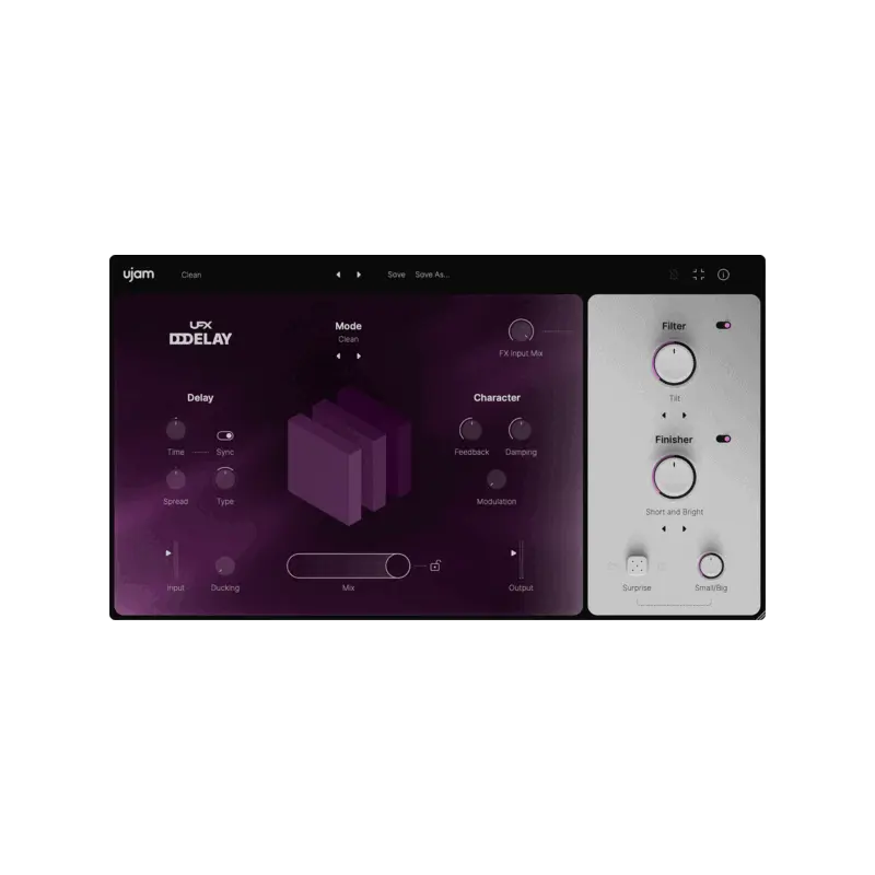 UJAM UFX DELAY 延遲 Plugin (下載版) - 主圖