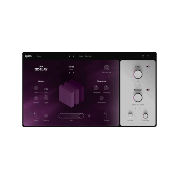 UJAM UFX DELAY 延遲 Plugin (下載版) - 效果器軟體 Plugin