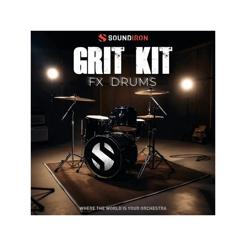Soundiron Grit Kit Lo-fi 鼓組音色庫 (下載版) - 主圖