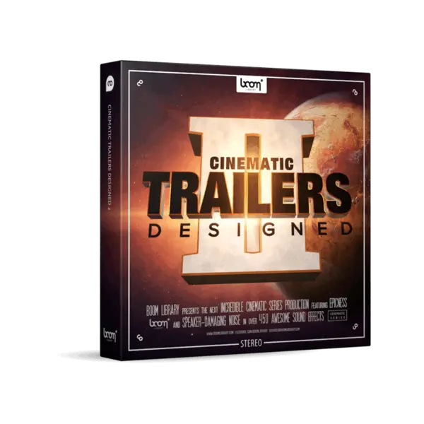BOOM Library Cinematic Trailers Designed 2 STEREO 電影預告音效庫 2（立體聲版） (下載版) - 產品圖片 1