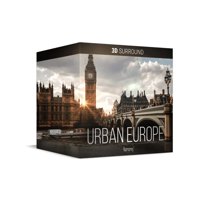 BOOM Library Urban Europe SURROUND 歐洲城市環境音（環繞聲版） (下載版) - 主圖
