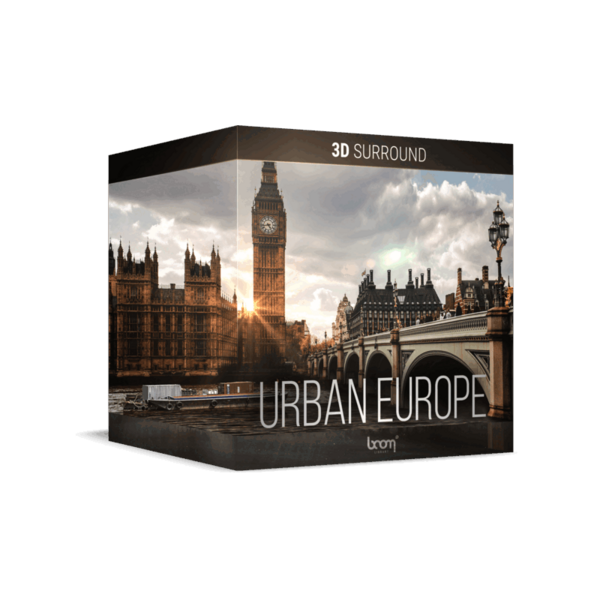 BOOM Library Urban Europe SURROUND 歐洲城市環境音（環繞聲版） (下載版) - 音效素材庫