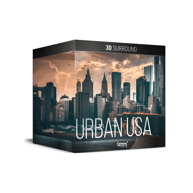 BOOM Library Urban USA SURROUND 美國城市環境音（環繞聲版） (下載版) - 主圖