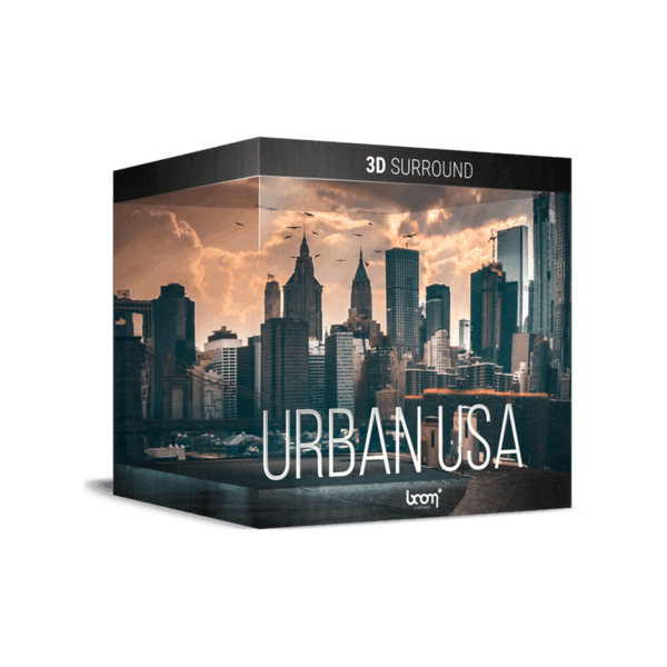 BOOM Library Urban USA SURROUND 美國城市環境音（環繞聲版） (下載版) - 音效素材庫