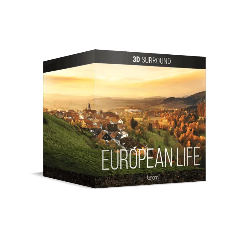 BOOM Library European Life STEREO & SURROUND 歐洲鄉村生活環境音（環繞聲版） (下載版) - 主圖