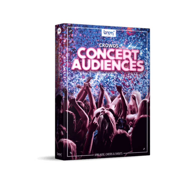 BOOM Library Crowds Concert Audiences 演唱會觀眾音效庫 (下載版) - 音效素材庫