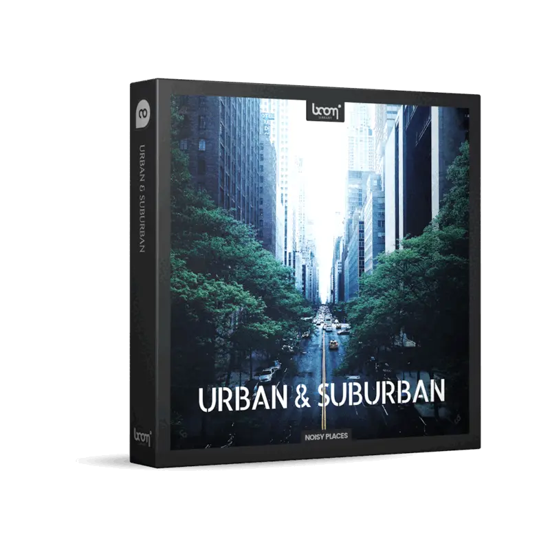 BOOM Library Urban & Suburban 城市與郊區環境音 (下載版) - 主圖