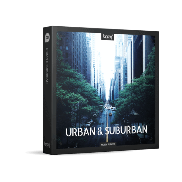 BOOM Library Urban & Suburban 城市與郊區環境音 (下載版) - 音效素材庫