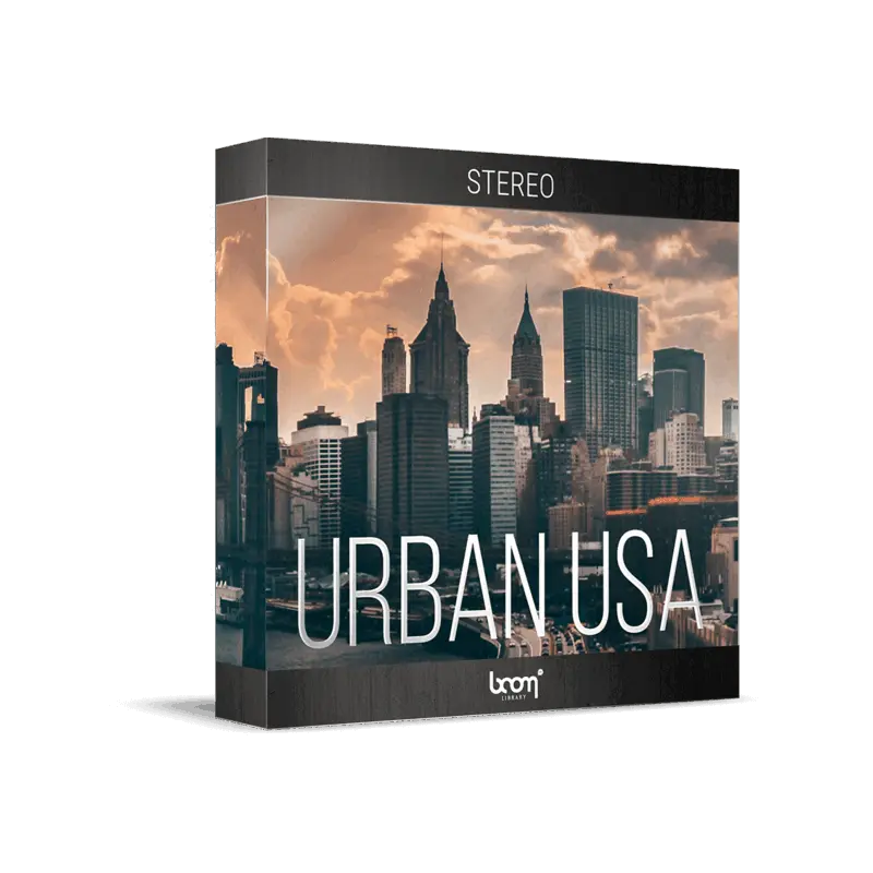 BOOM Library Urban USA STEREO 美國城市環境音（立體聲版） (下載版) - 主圖