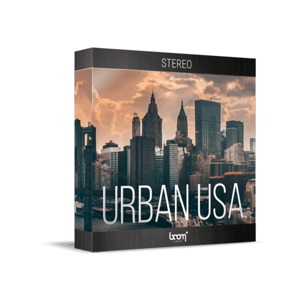 BOOM Library Urban USA STEREO 美國城市環境音（立體聲版） (下載版) - 音效素材庫