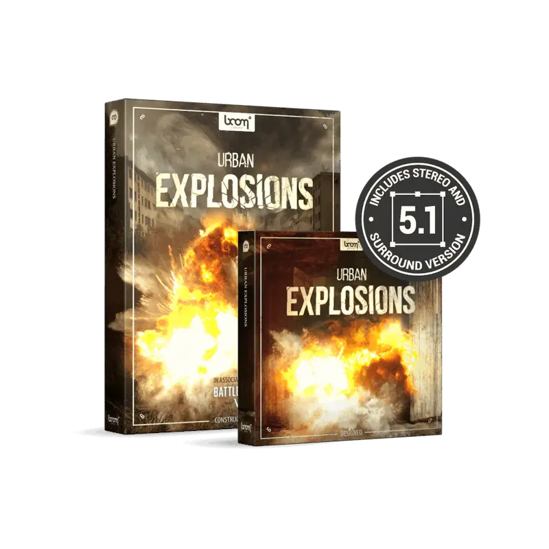 BOOM Library Urban Explosions BUNDLE 爆炸音效庫（Bundle 完整版） (下載版) - 主圖