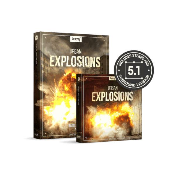 BOOM Library Urban Explosions BUNDLE 爆炸音效庫（Bundle 完整版） (下載版) - 音效素材庫