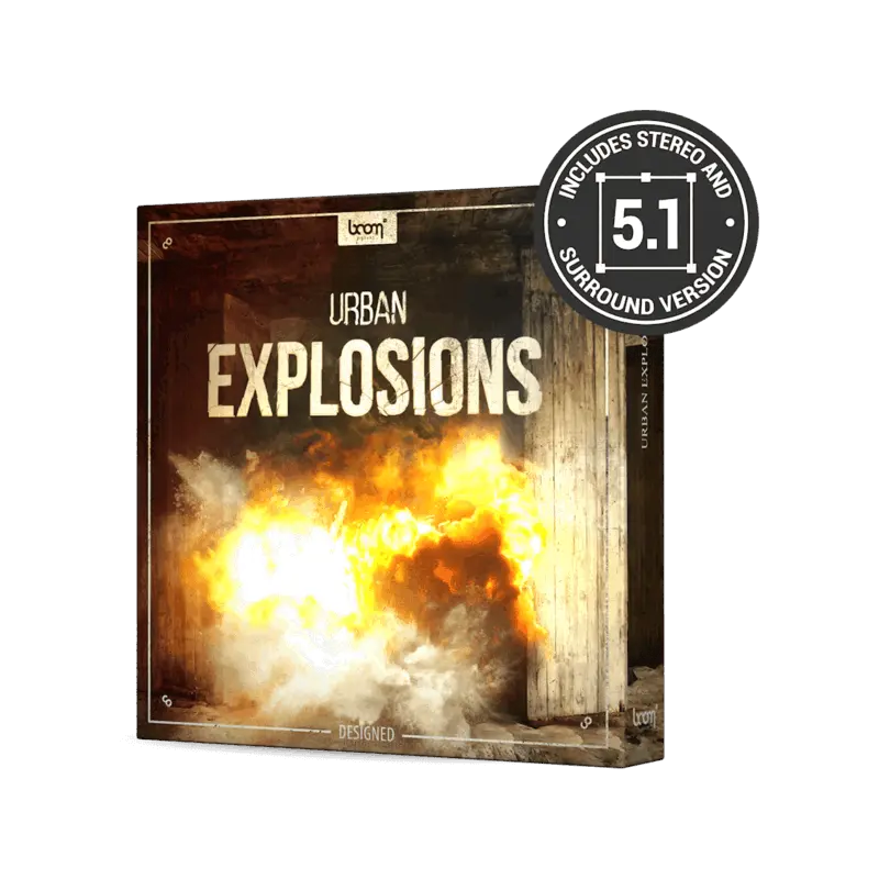BOOM Library Urban Explosions DESIGNED 爆炸音效庫（Designed 成品版） (下載版) - 主圖