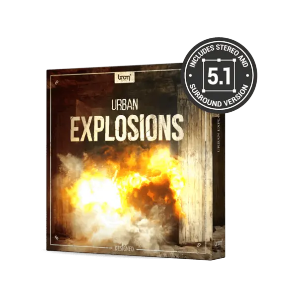 BOOM Library Urban Explosions DESIGNED 爆炸音效庫（Designed 成品版） (下載版) - 產品圖片 1