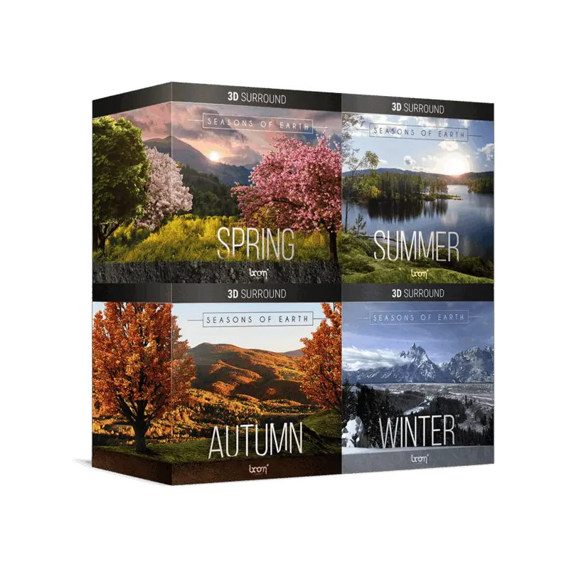 BOOM Library Seasons of Earth Bundle SURROUND 四季自然環境音套組（環繞聲版） (下載版) - 主圖