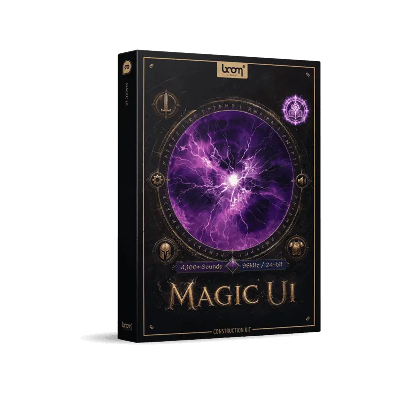 BOOM Library Magic UI CK 魔法 UI 音效庫（Construction Kit 原始素材版） (下載版) - 主圖