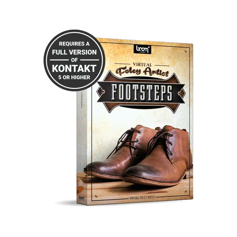 BOOM Library Virtual Foley Artist Footsteps 腳步聲擬音音效庫 (下載版) - 主圖
