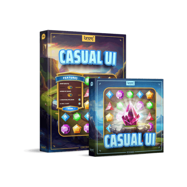 BOOM Library Casual UI BUNDLE 休閒遊戲 UI 音效庫（Bundle 完整版） (下載版) - 音效素材庫