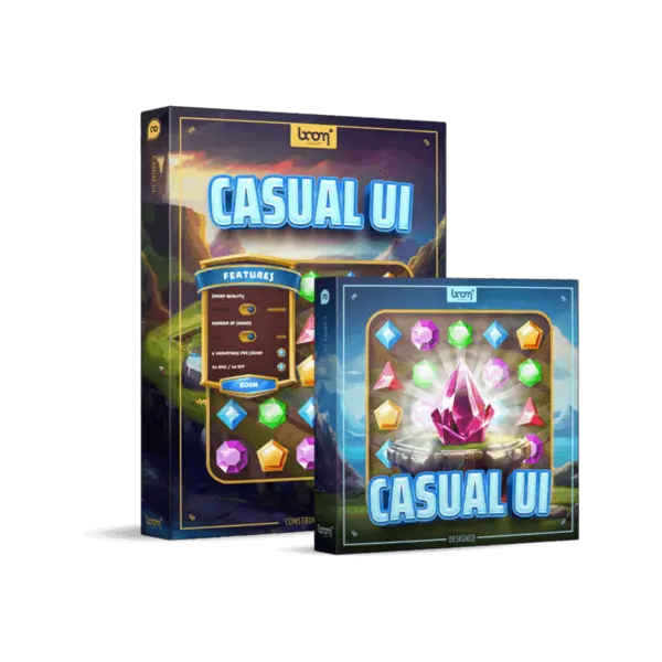 BOOM Library Casual UI BUNDLE 休閒遊戲 UI 音效庫（Bundle 完整版） (下載版) - 產品圖片 1