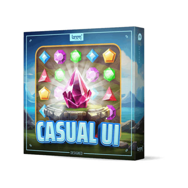 BOOM Library Casual UI DESIGNED 休閒遊戲 UI 音效庫（Designed 成品版） (下載版) - 音效素材庫