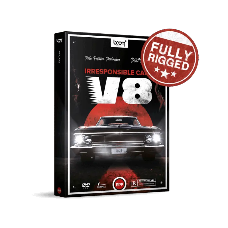 BOOM Library Cars V8 Fully Rigged V8 跑車音效庫（完整多軌版） (下載版) - 主圖