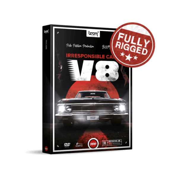 BOOM Library Cars V8 Fully Rigged V8 跑車音效庫（完整多軌版） (下載版) - 音效素材庫