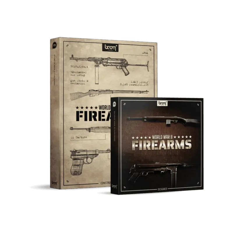 BOOM Library World War II Firearms BUNDLE 二戰槍械音效庫（Bundle 完整版） (下載版) - 主圖