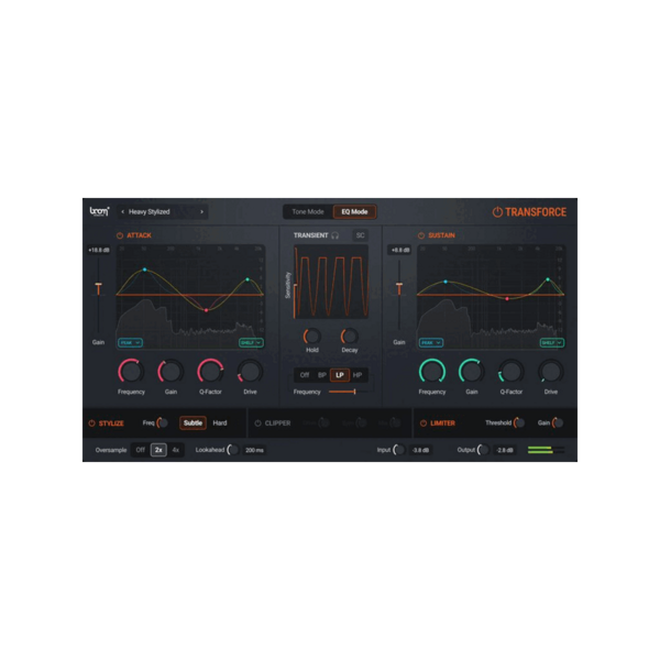 BOOM Library Transforce 瞬態塑形效果器 (下載版) - 效果器軟體 Plugin