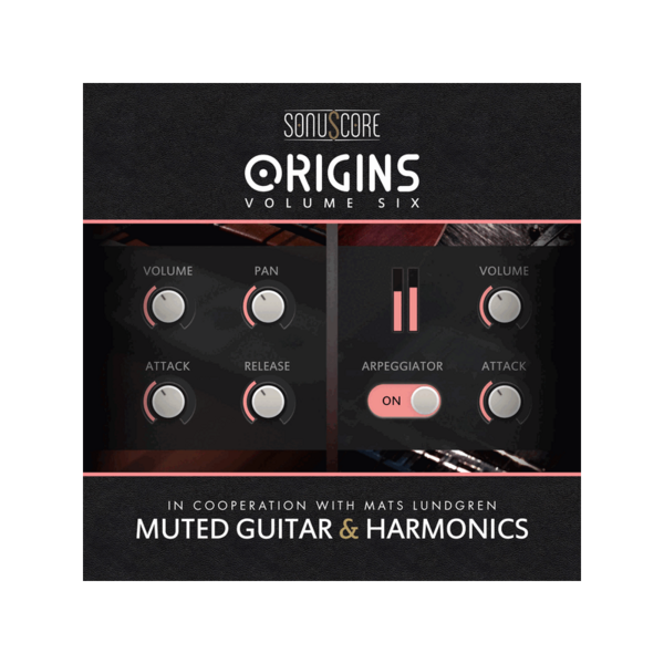Sonuscore Origins Vol.6: Muted Guitar & Harmonics 悶音吉他與泛音音色庫 (下載版) - 音源軟體 Plugin 