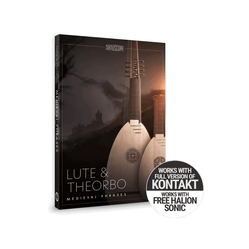 Sonuscore Medieval Phrases Lute & Theorbo 中世紀魯特琴與 Theorbo 樂句音色庫 (下載版) - 主圖