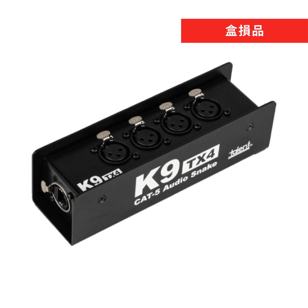 [全新盒損品出清] Talent K9 TX4 Cat5-XLR 四軌轉換介面