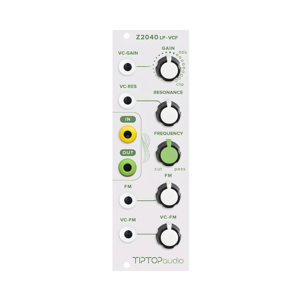 Tiptop Audio Z2040 Low Pass VCF 類比濾波器 - Filter