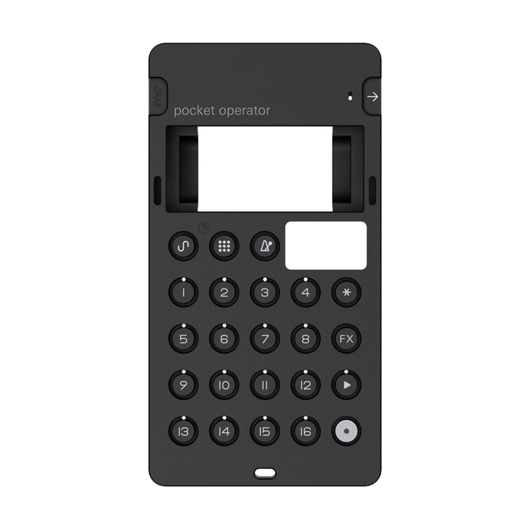 CA-X PO 保護殼 Pocket Operator 合成器系列 外殼 限量款黑色