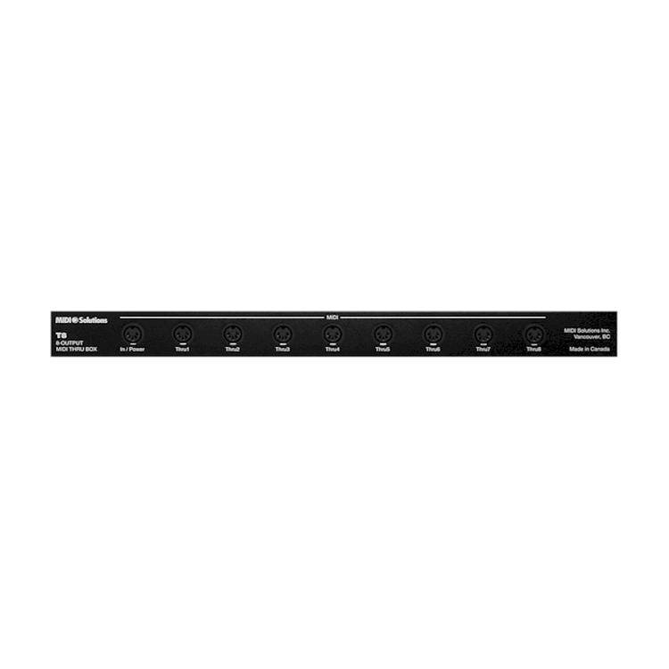 MIDI Solutions T8 MIDI Thru Box - 產品圖片 2