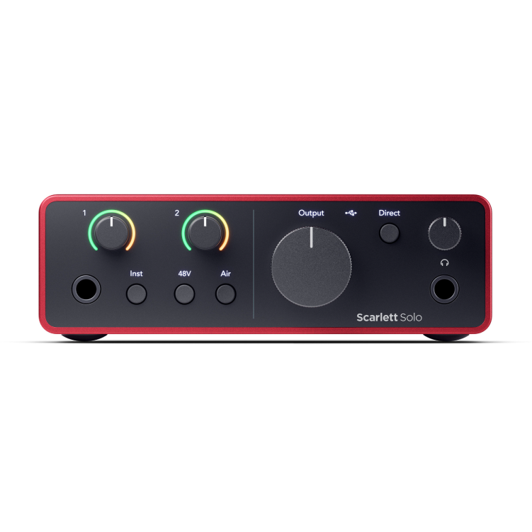 Focusrite Scarlett Solo 4th 錄音介面 - 產品圖片 2