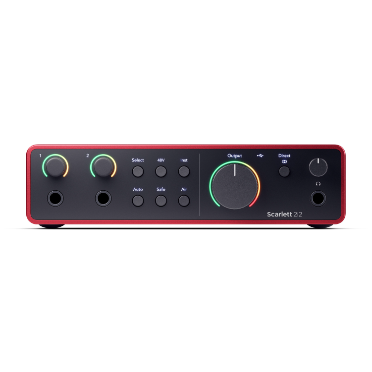 Scarlett 2i2 Studio 4th USB-C 錄音介面麥克風耳機套組第四代