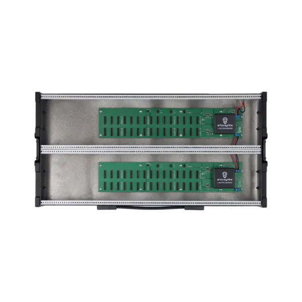 Erica Synths 2x104HP Aluminum Travel Case with Lid 模組化合成器電源箱 - 產品圖片 2