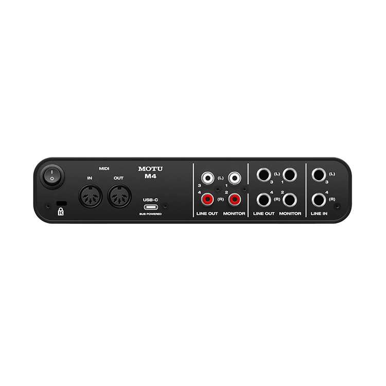 MOTU M4 USB 錄音介面 - 產品圖片 2